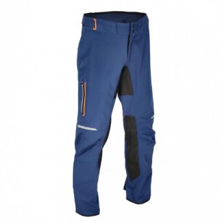 PANTS X-DURO W-PROOF BAGGY BLUE/ORANGE