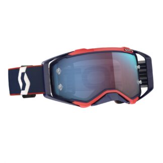MASCHERA SCOTT PROSPECT RETRO BLUE/RED BLUE CHROME WORKS