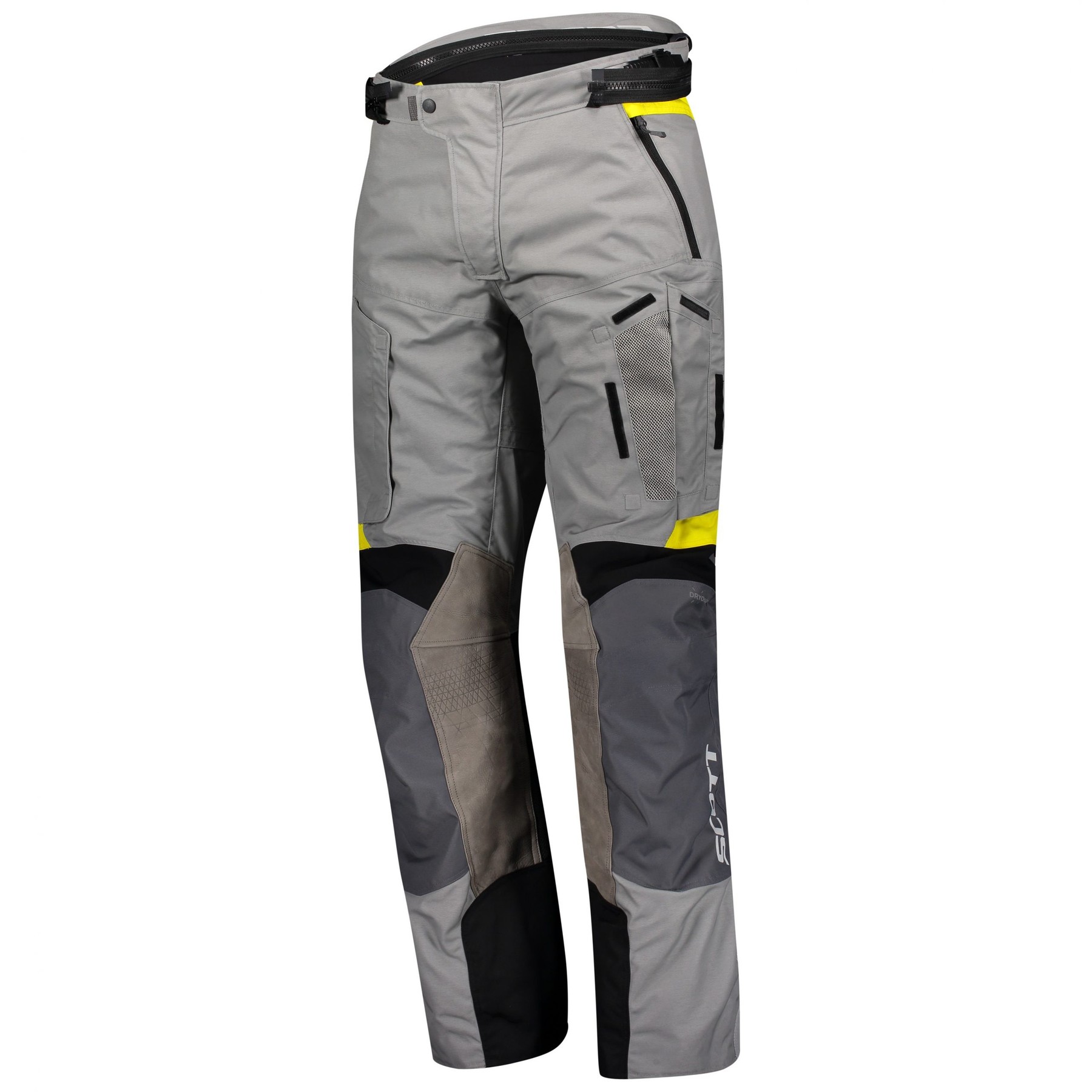 PANTALONI SCOTT DUALRAID DRYO GREY/YELLOW