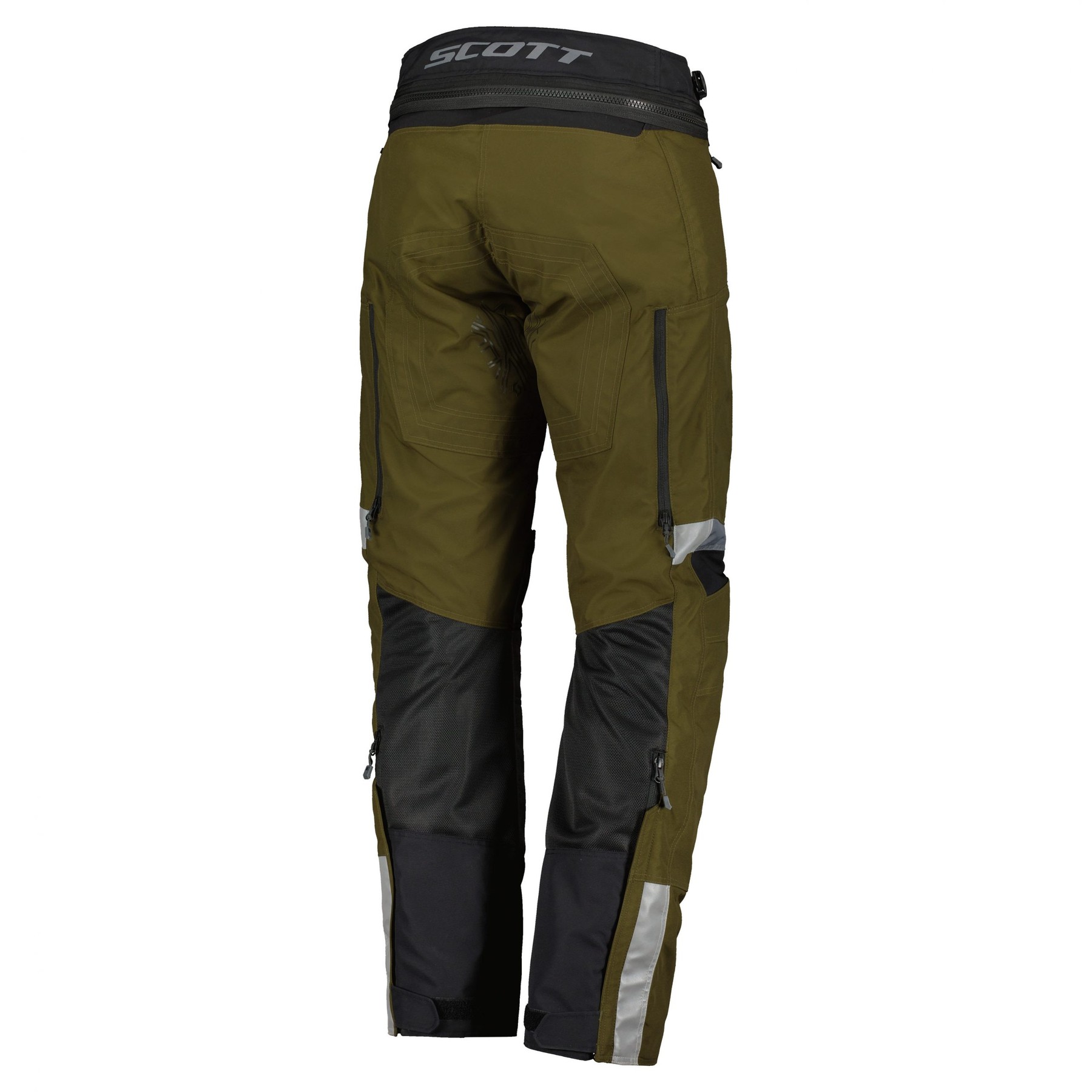 PANTALONI SCOTT DUALRAID DRYO EARTH BROWN/BLACK - immagine 2