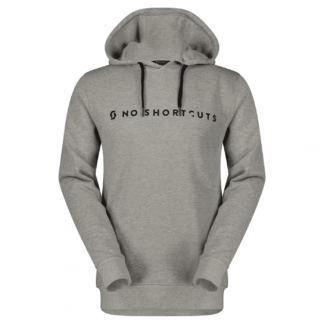 FELPA CON CAPPUCCIO SCOTT NO SHORTCUT GREY MELANGE
