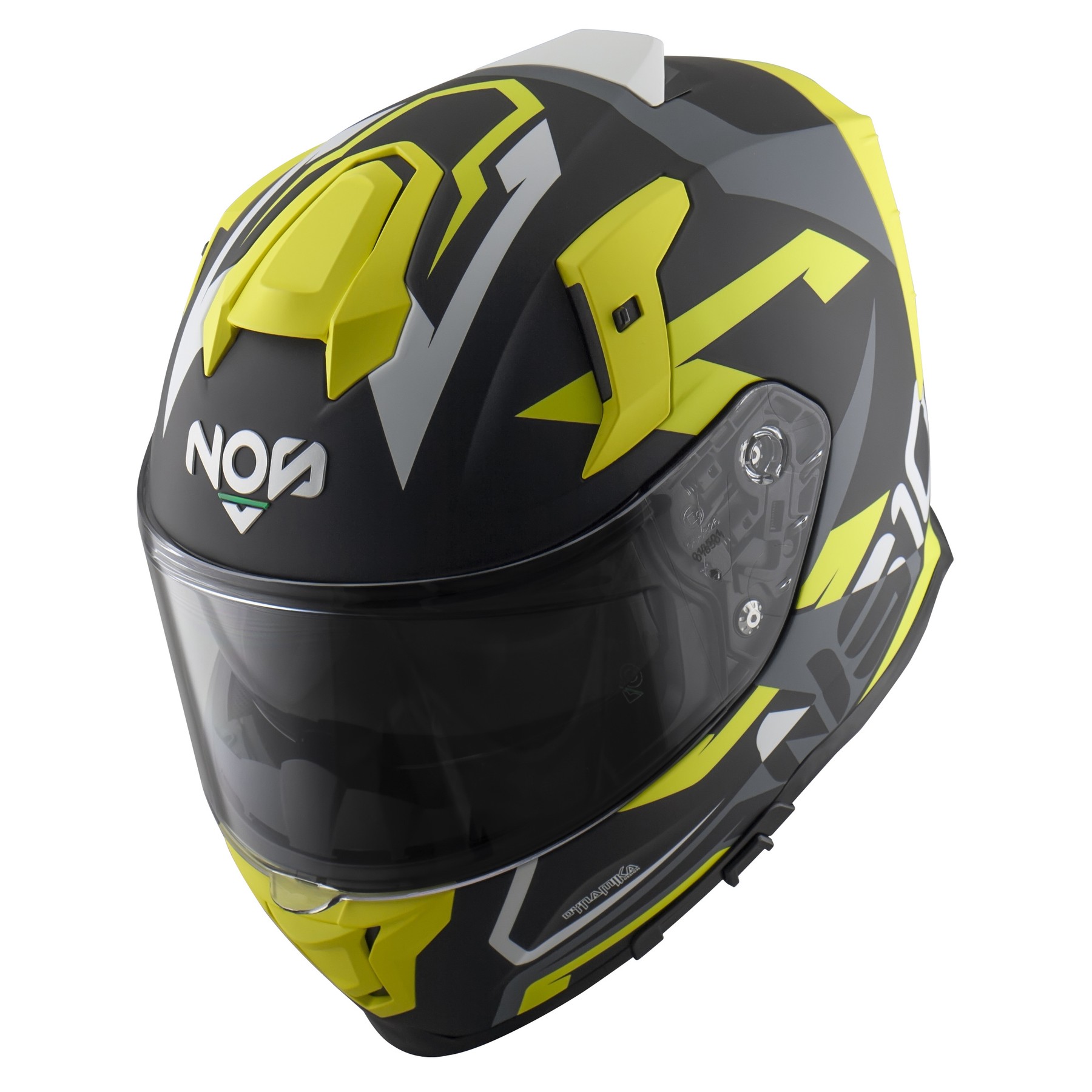 NOS NS-10 FULL FACE SPLINTER YELLOW MATT - immagine 2